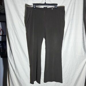 The Limited Brown Trousers with Belt Loops and Pressed Creases